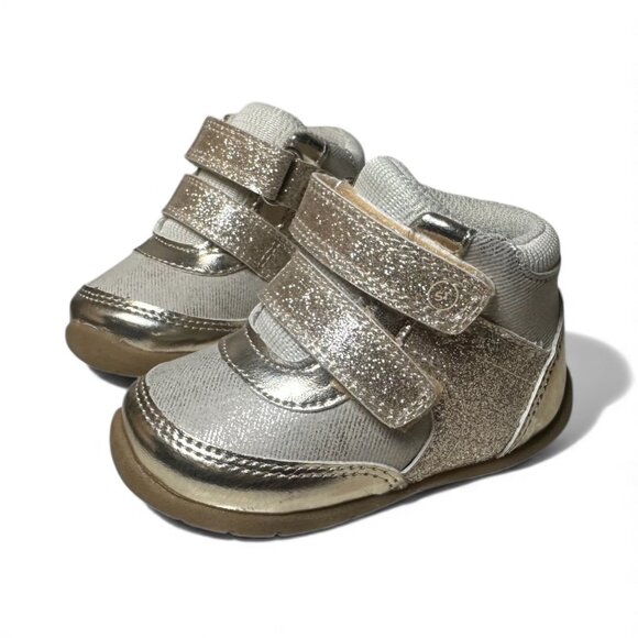 Stride Rite Bennett First Walker Bootie Infant Toddler Shoes Size 3 Soft Motion - Picture 4 of 9